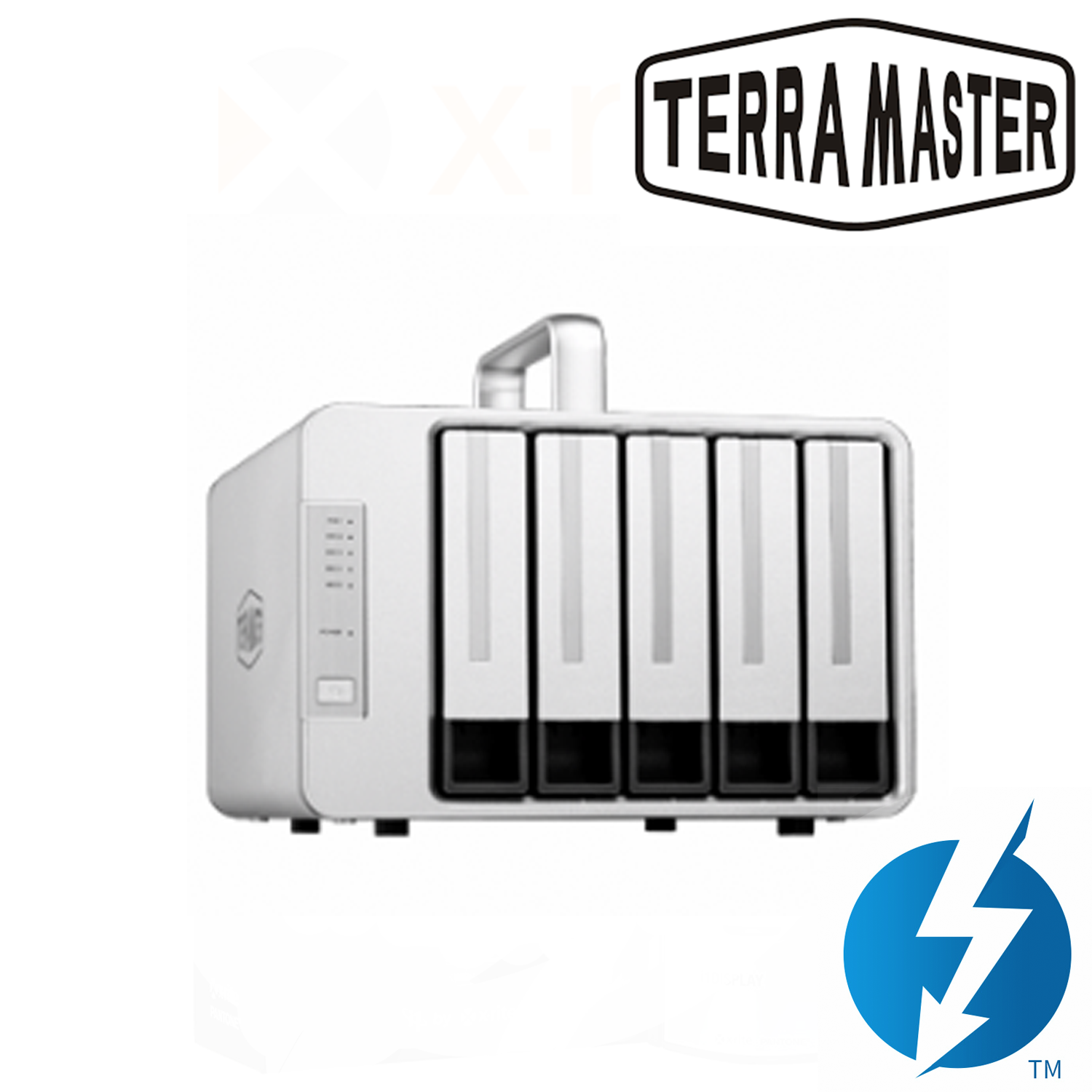 TerraMaster - Boitier RAID, 5 HDD/SSD - Sata 6 Gbps - Thunderbolt 3
